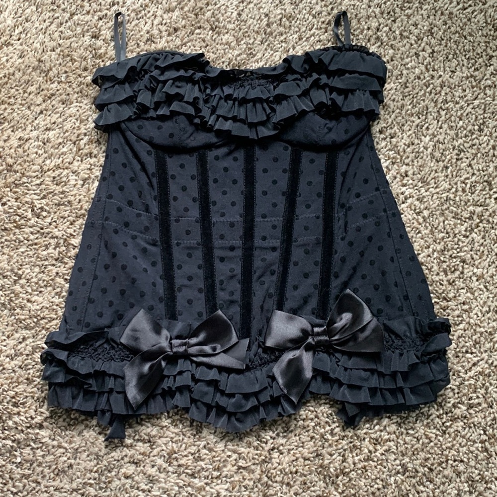 Coquette Black Corset